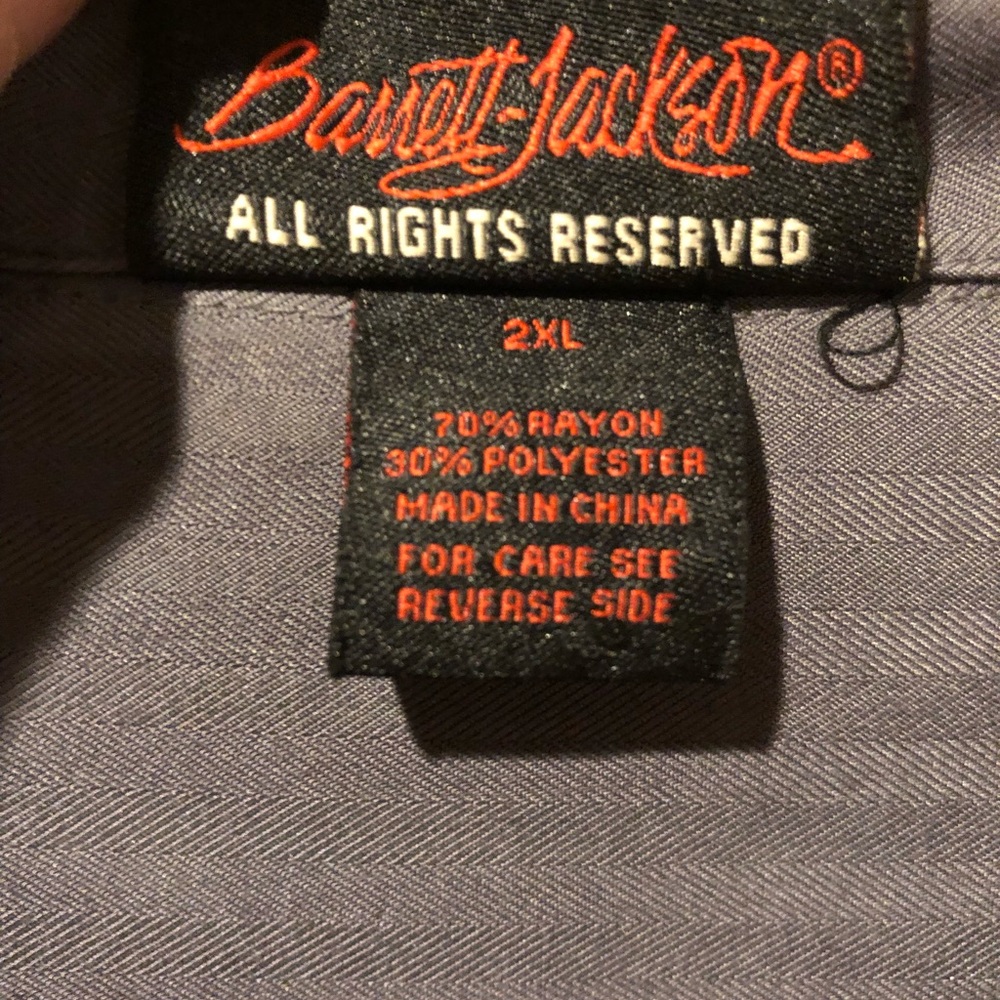 Barrett-Jackson Route 66 Interstate Button Up - image 4